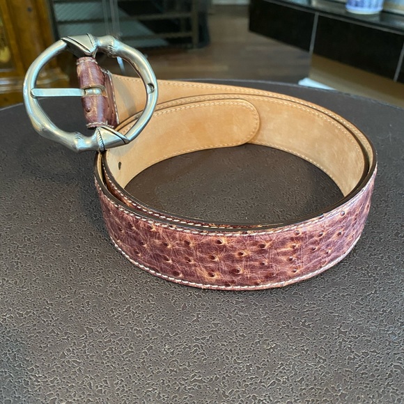 Gucci Other - Authentic Rare Gucci Ostrich Men’s Belt